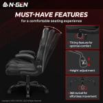 Ergonomic Gaming Desk Chair with Lumbar Support