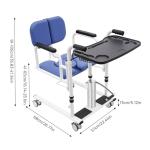 Hydraulic Patient Lift Chair with Detachable Cushion