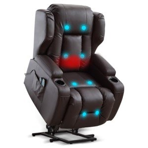 Electric Lift Recliner Chair with Massage & Heat