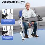 Hydraulic Patient Lift Chair with Detachable Cushion