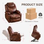 Electric Lift Recliner Chair with Massage & Heat
