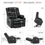 MCombo Dual Motor Lift Recliner with Massage & Heat