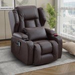 Electric Lift Recliner Chair with Massage & Heat