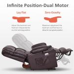 MCombo Dual Motor Lift Recliner with Massage & Heat