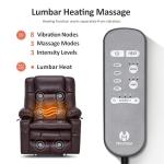 MCombo Dual Motor Lift Recliner with Massage & Heat