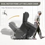 Trustyue Dual Motor Lift Chair with Massage & Heat