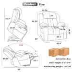 Power Lift Recliner Chair with Massage & Heat