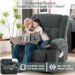 Electric Lift Recliner Chair with Heat & Massage
