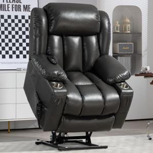 EZZUP Lay Flat Massage Lift Recliner Chair
