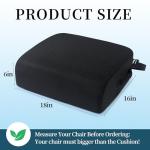 MABOZOO Thick Memory Foam Office Chair Cushion