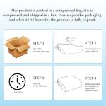 MABOZOO Thick Memory Foam Office Chair Cushion