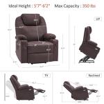 MCombo Large Lift Recliner Chair with Massage & Heat