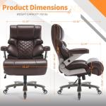 VUZI Big & Tall Executive Office Chair with Lumbar Support