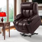 Large Power Lift Recliner Chair with Heat & Massage