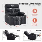 MCombo Power Lift Recliner Chair for Big Seniors