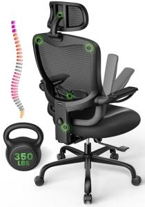 Ergonomic Big and Tall Office Chair - 350LBS Capacity