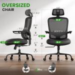 Ergonomic Big and Tall Office Chair - 350LBS Capacity