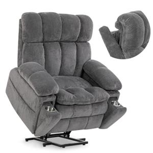 Dual Motor Power Lift Recliner Chair with Heat & Massage