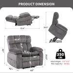 Dual Motor Power Lift Recliner Chair with Heat & Massage