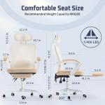 Ergonomic Lift Chair with Adjustable Footrest and Support