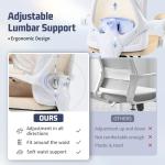 Ergonomic Lift Chair with Adjustable Footrest and Support