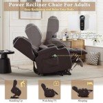 Electric Lift Recliner Chair with Massage & Heat