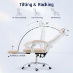 Ergonomic Lift Chair with Adjustable Footrest and Support