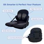 Adjustable Lumbar Support Cushion for Chairs & Couch
