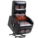 AVAWING Heated Massage Power Lift Chair - Black