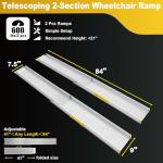 Ruedamann 7FT Portable Wheelchair Ramp with Bag