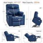 MCombo Electric Lift Recliner Chair with Massage