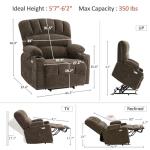 MCombo Large Power Lift Recliner with Massage