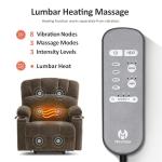 MCombo Large Power Lift Recliner with Massage