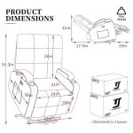 Power Lift Recliner Chair with Massage & USB