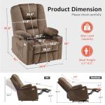 MCombo Power Lift Recliner Chair with Massage & Heat