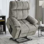 Dual Motor Lift Recliner Chair with Massage and Heat