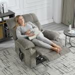 Dual Motor Lift Recliner Chair with Massage and Heat