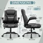 Ergonomic Leather Office Chair for Short Users