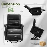 Power Lift Recliner Chair with Massage & Heat