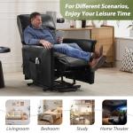 Power Lift Recliner Chair with Massage & Heat