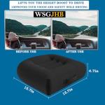 Portable Mesh Lift Chair Booster Cushion - Black