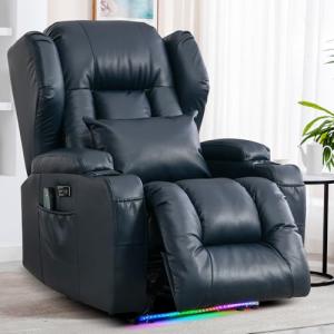 Electric Lift Recliner Chair with Heat & Vibration