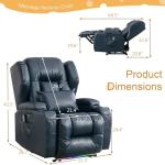 Electric Lift Recliner Chair with Heat & Vibration