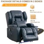 Electric Lift Recliner Chair with Heat & Vibration