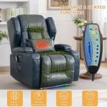 Electric Lift Recliner Chair with Heat & Vibration