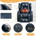Electric Lift Recliner Chair with Heat & Vibration