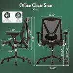 Ergonomic High-Back Gaming Desk Chair with Lumbar Support