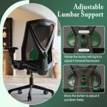Ergonomic High-Back Gaming Desk Chair with Lumbar Support