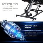 Dual Motor Lay Flat Lift Chair with Massage & Heat