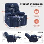 MCombo Power Lift Recliner Chair with Extended Footrest